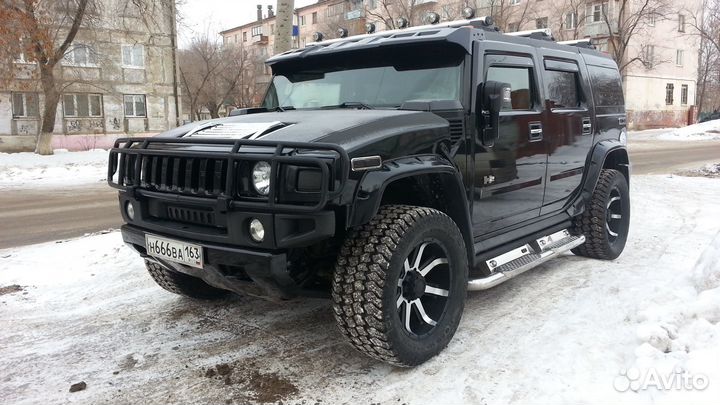 Козырек лобового стекла на Hummer H2