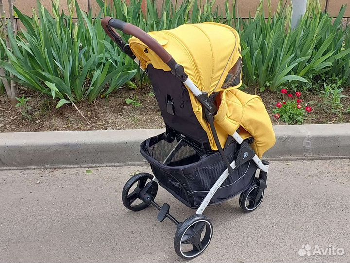 Прогулочная коляска Baballo 2024 новая(жёлтый)