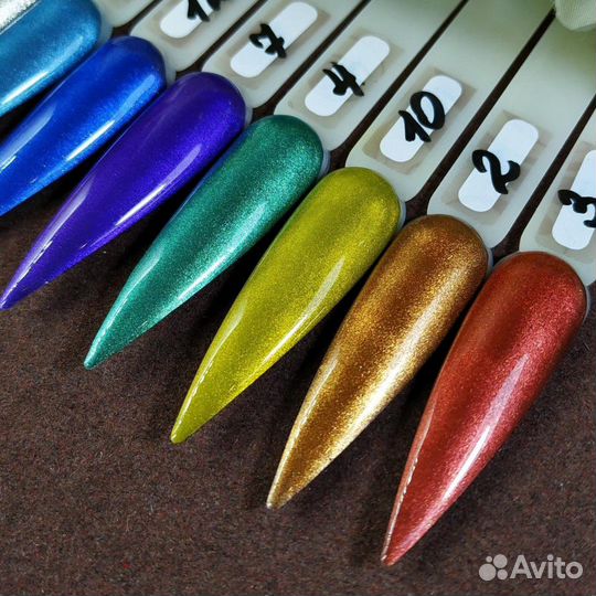 Шикарная втирка для дизайна ногтей