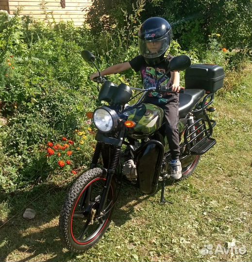 Мопед Альфа 110 Хакки Комплектация Люкс