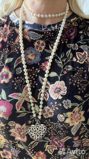 Бусы жемчуг винтаж