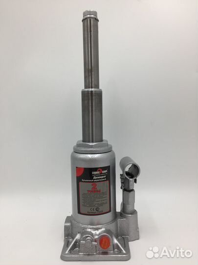 Домкрат 2т. бутылочный 161-374мм двухштоковый