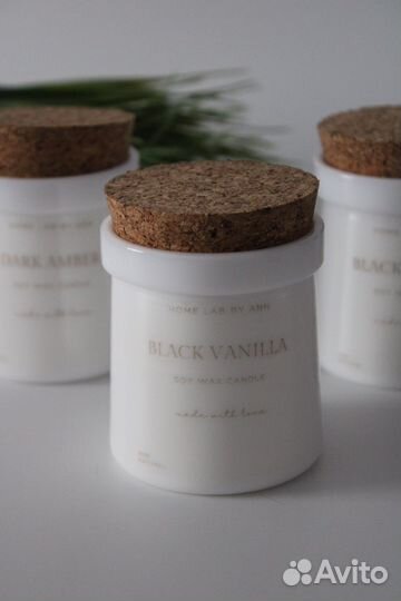 Ароматические свечи из соевого воска