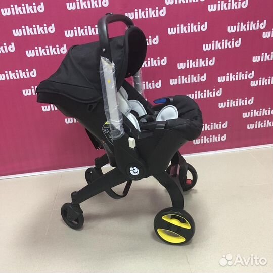 Коляска-автолюлька (трансформер) цв. чёрный