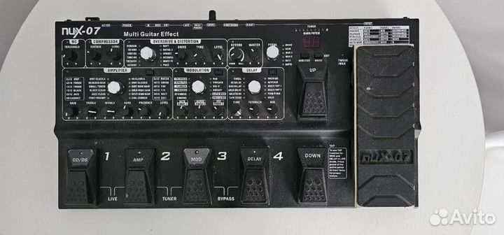 Процессор для электрогитары Nux 07