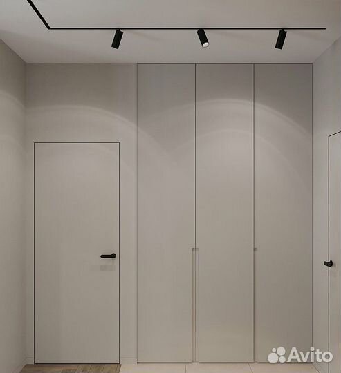 Скрытые межкомнатные двери в наличии и на заказ