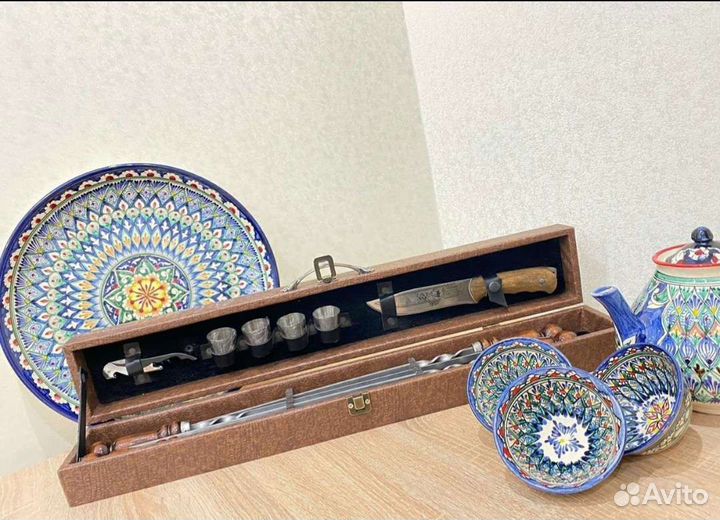 Подарочный набор для мужчин на 23 февраля шампура