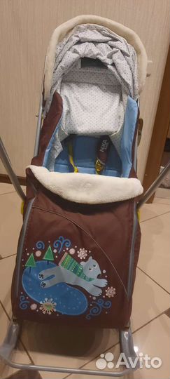 Санки коляска ника