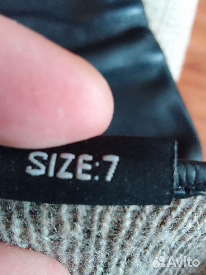 Перчатки женские кожаные