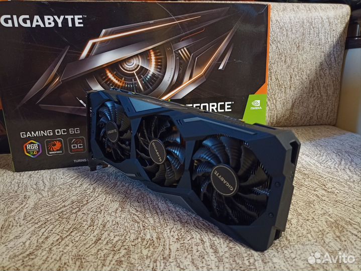 Видеокарта GTX 1660TI 6GB Gddr6 gigabyte Gaming