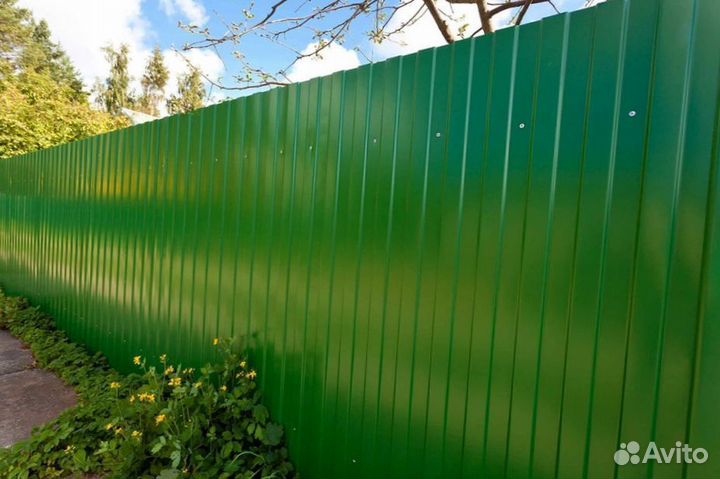 Забор из профнастила