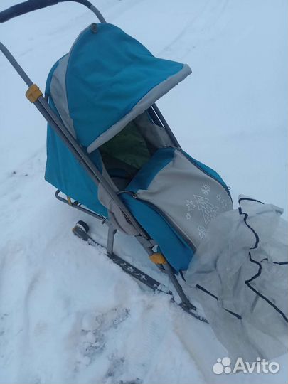 Коляска санки