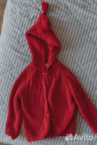 Next кофта с кисточкой 12-18 мес