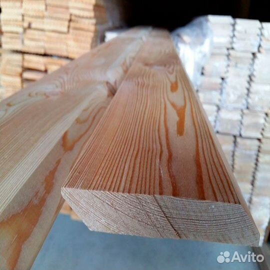 Планкен прямой скошенный из лиственницы Доставка