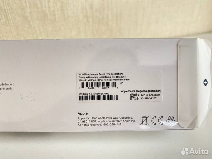 Стилус apple pencil 2