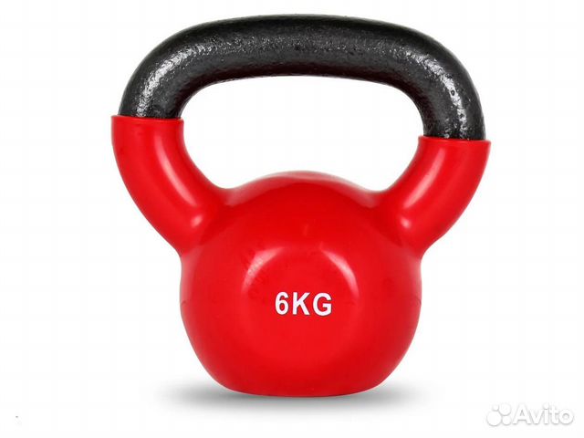 Гиря Espado 6 кг, красная