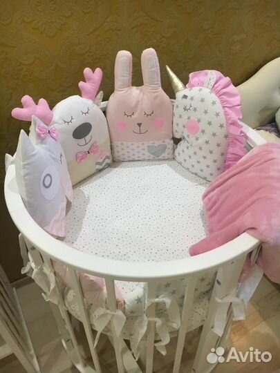 Кроватка трансформер с маятником