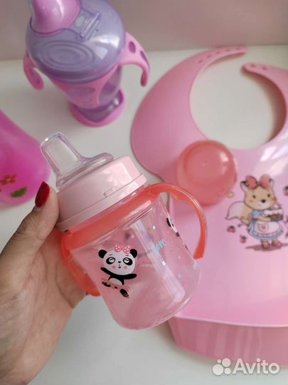 Поильник непроливайка новые, б/у для кормления