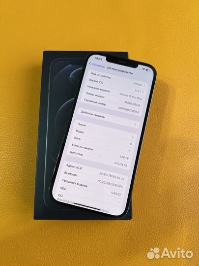 iPhone 12 Pro Max, 256 ГБ