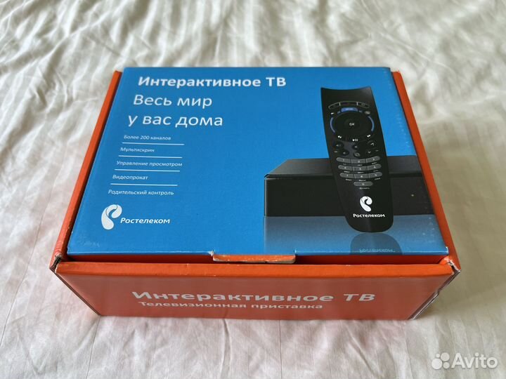Тв-приставка Ростелеком iptv HD-mini с пультом