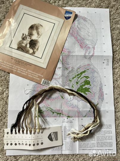 Остатки набора для вышивания Vervaco