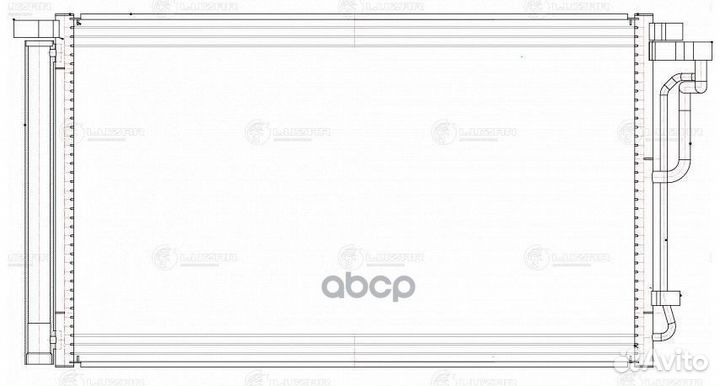 Радиатор кондиционера lrac 0831 lrac0831 luzar