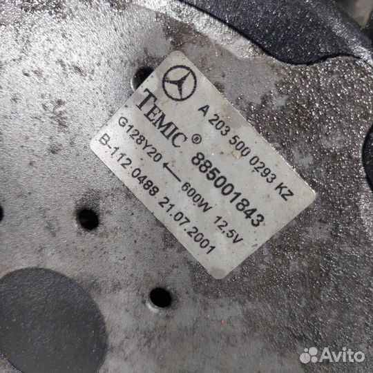 Вентилятор охлаждения радиатора Mercedes C W203