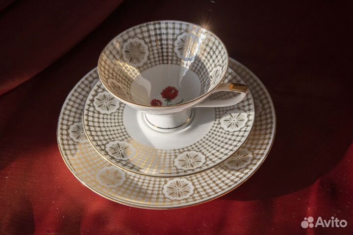 Чайное трио. германия. тарелки. китай