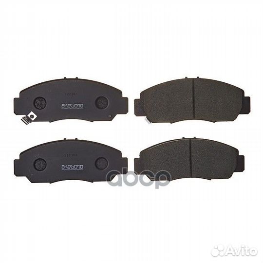 Колодки тормозные дисковые передние accord VII