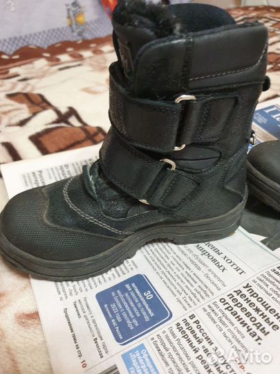 Ботинки детские зимние мех овчина 29 размер
