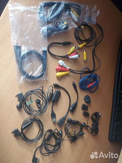 Кабель провода переходник hdmi VGA otg наушники