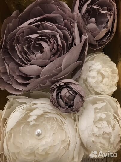 Цветы в волосы цветы на шпильке (ручная работа)