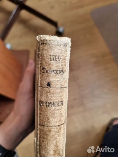 Первая книга Тютчев, Ф. Сочинения