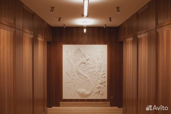 Барельеф / Панно Павлин