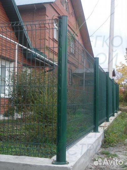 Забор сетка 3D