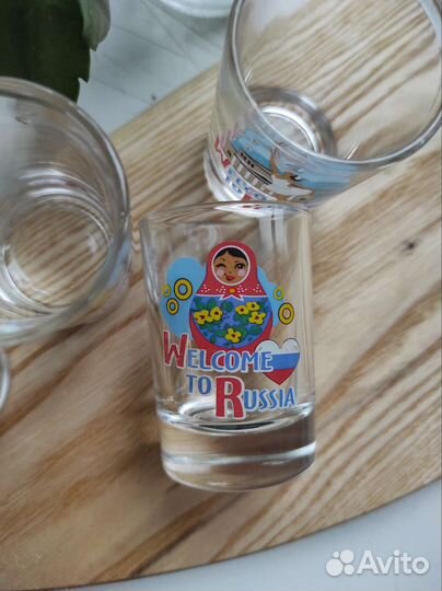 Стопки сувенирные Welcome to Russia