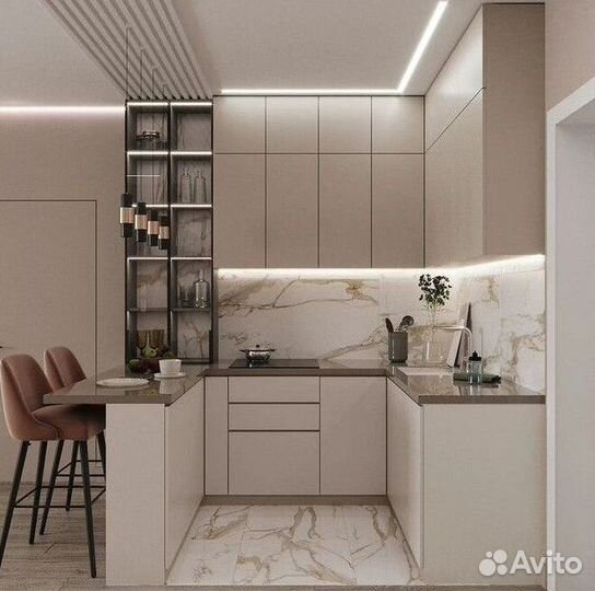 Встраиваемый кухонный гарнитур