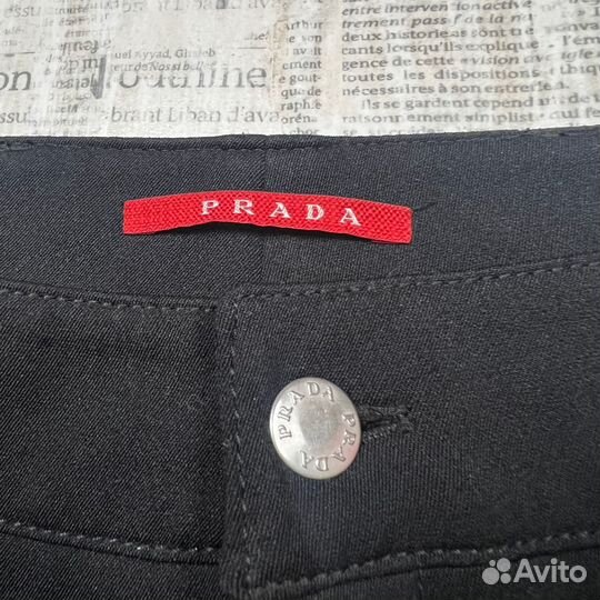 Женские скинни брюки Prada, штаны Прада, оригинал