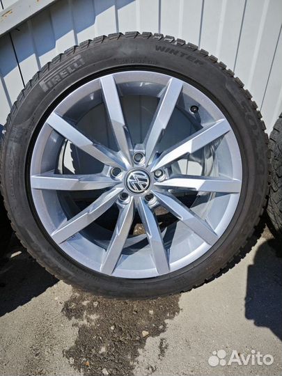 Колёса в сборе 18 зимние VW Borbet Monterey