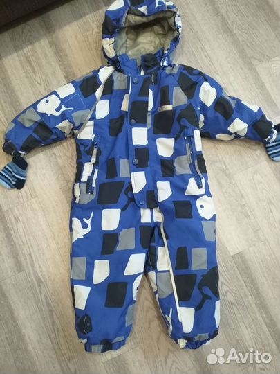 Детский зимний комбинезон на мальчика 86