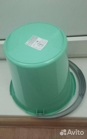 Ведро пластиковое без крышки 5л. Новое