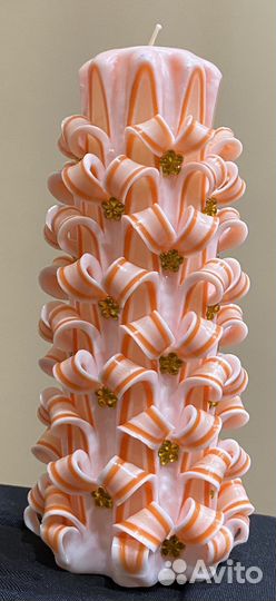 Резные свечи ручной работы
