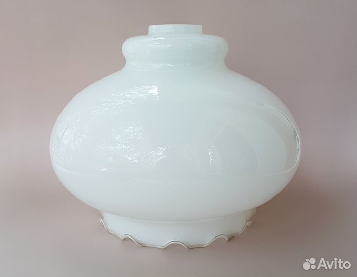 Плафон для люстры/ торшера белый СССР