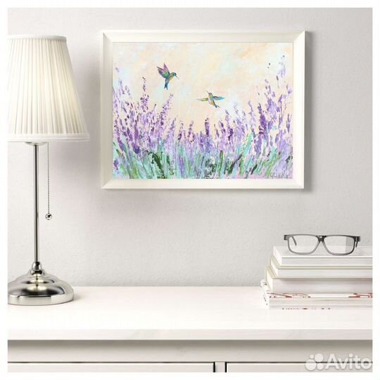 Картина маслом «Лавандовый рай»