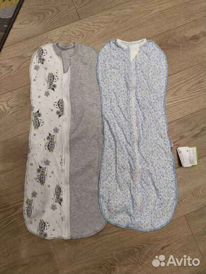 Кокон-пеленка для новорожденных 2 шт