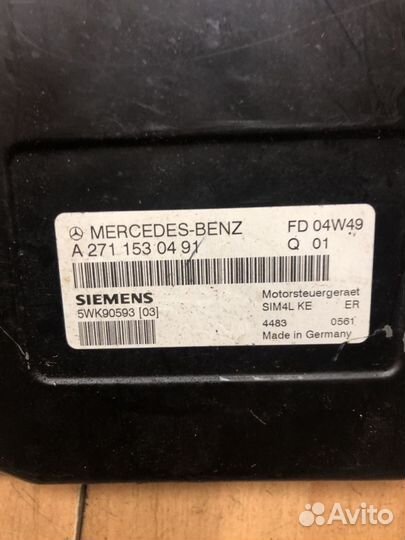 Блок управления двигателем Mercedes W203