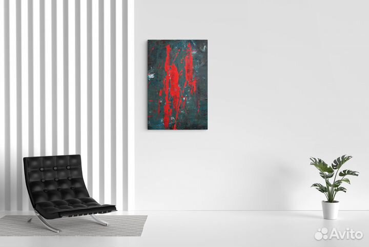 Картина абстракция