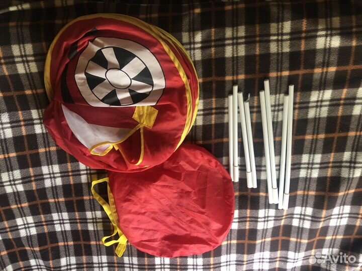 Палатка детская игровая машинка