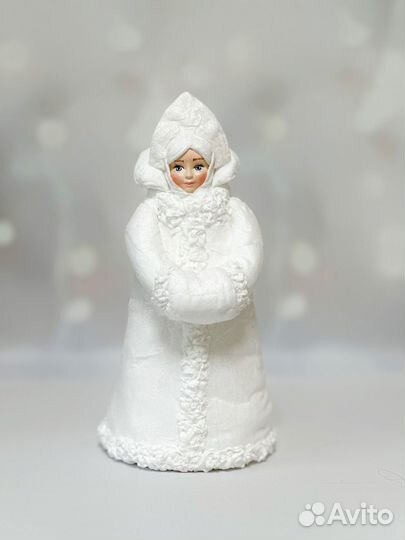 Дед мороз, Снегурочка и Снеговик из ваты