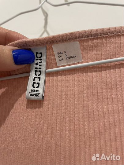 Джемпер лонгслив h&m новый S